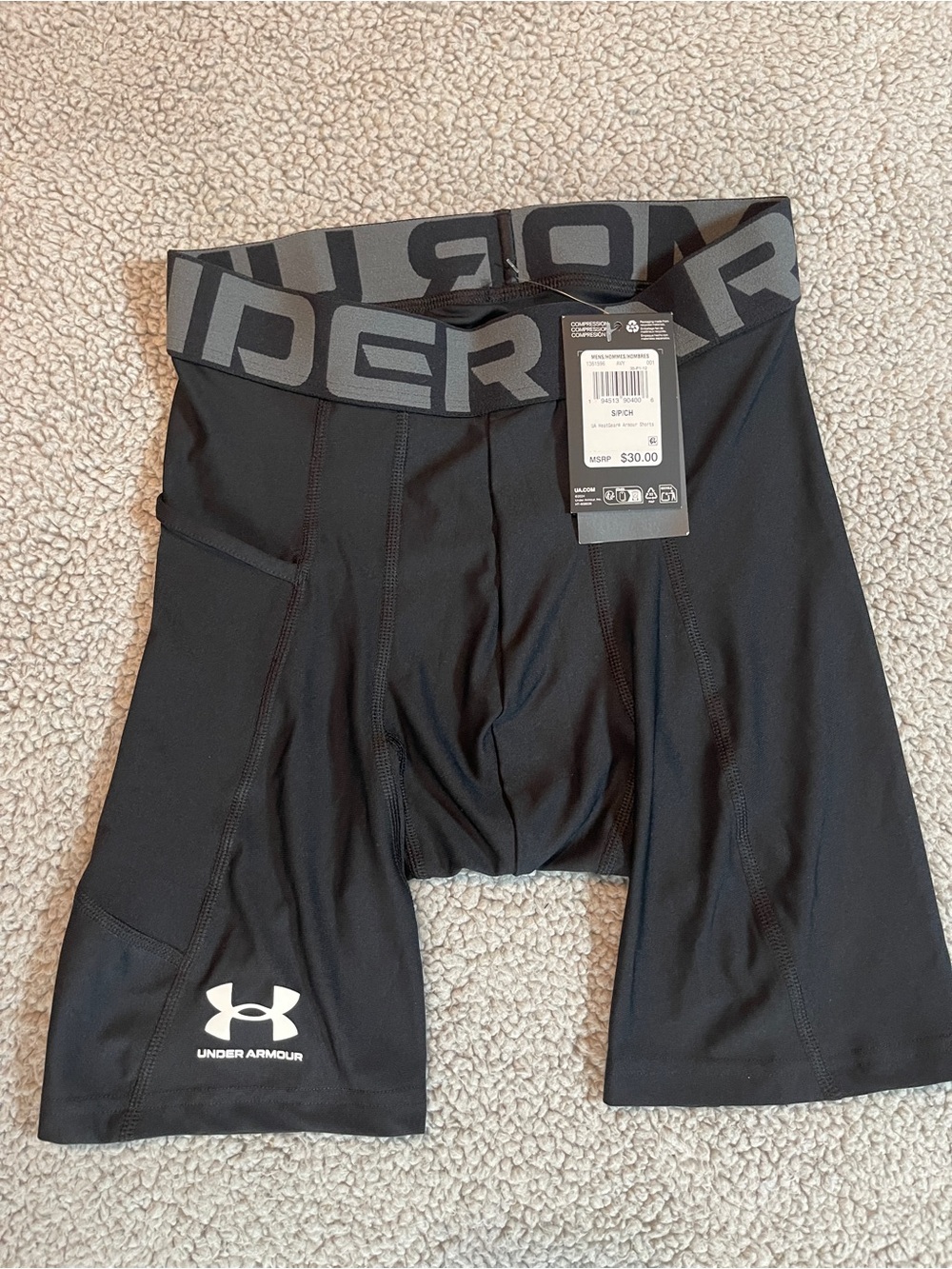 Under Armour Men's HeatGear Long Shorts Size S #athleticwear